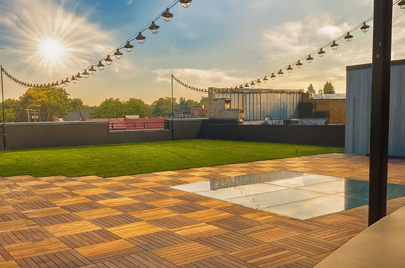 Clear Construction Michigan - project photo Andy's entertainment venue